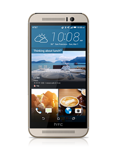 reparatie-htc-one-m9-gold-on-silver